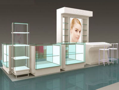 深圳展柜订制专家 东兴名家具打造高品质化妆品展柜